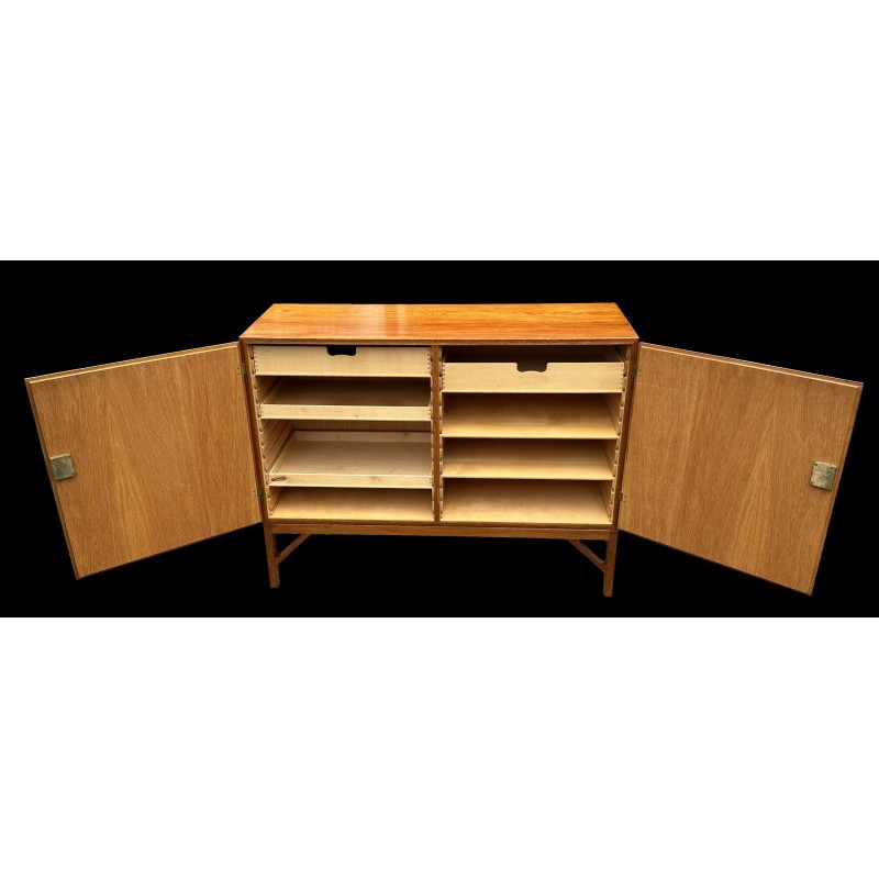 Vintage oakwood chest of drawers by Borge Mogensen for Fdb Mobler
