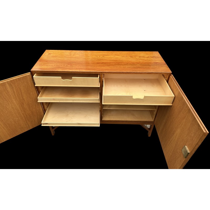Vintage oakwood chest of drawers by Borge Mogensen for Fdb Mobler