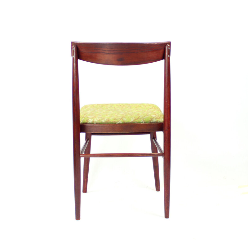 Set of 4 vintage dining chairs in oakwood by Ton, Czechoslovakia 1960s