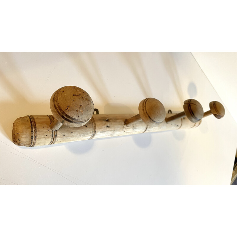 Vintage wall coat rack, 1920