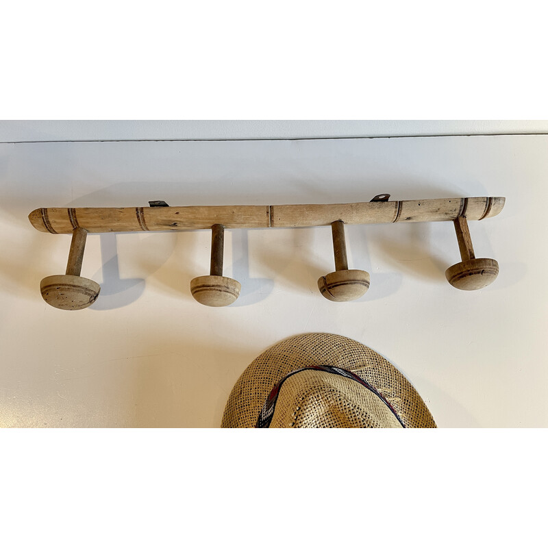 Vintage wall coat rack, 1920