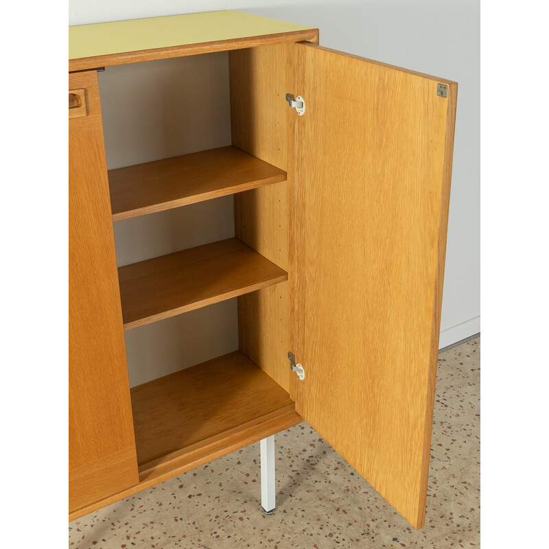 Vintage cabinet in oakwood veneer with two doors, Germany 1960s