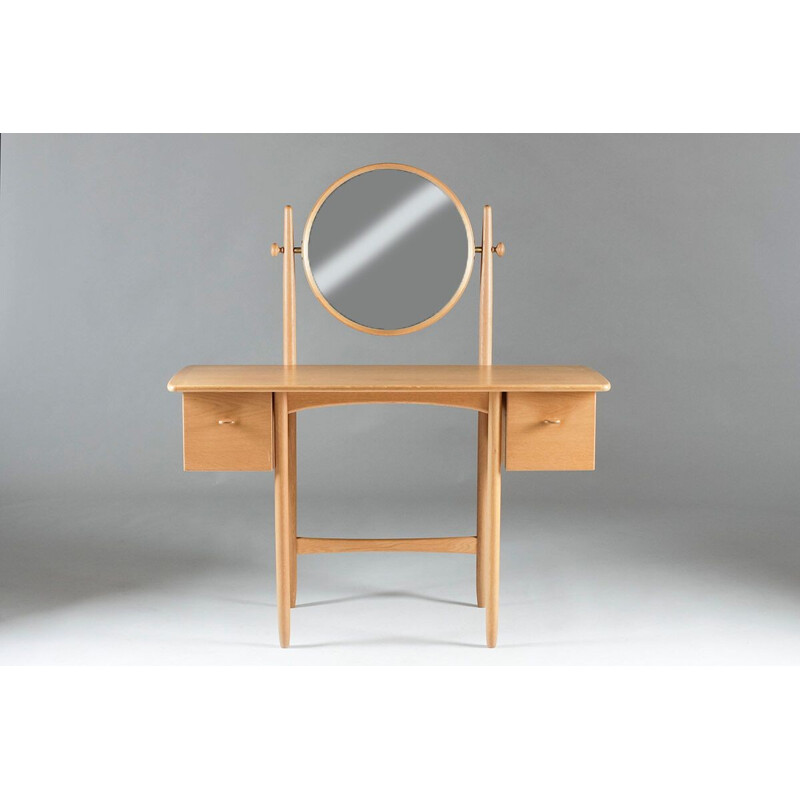 Swedish Vanity Table in Oak by Sven Engström & Gunnar Myrstrand - 1960s