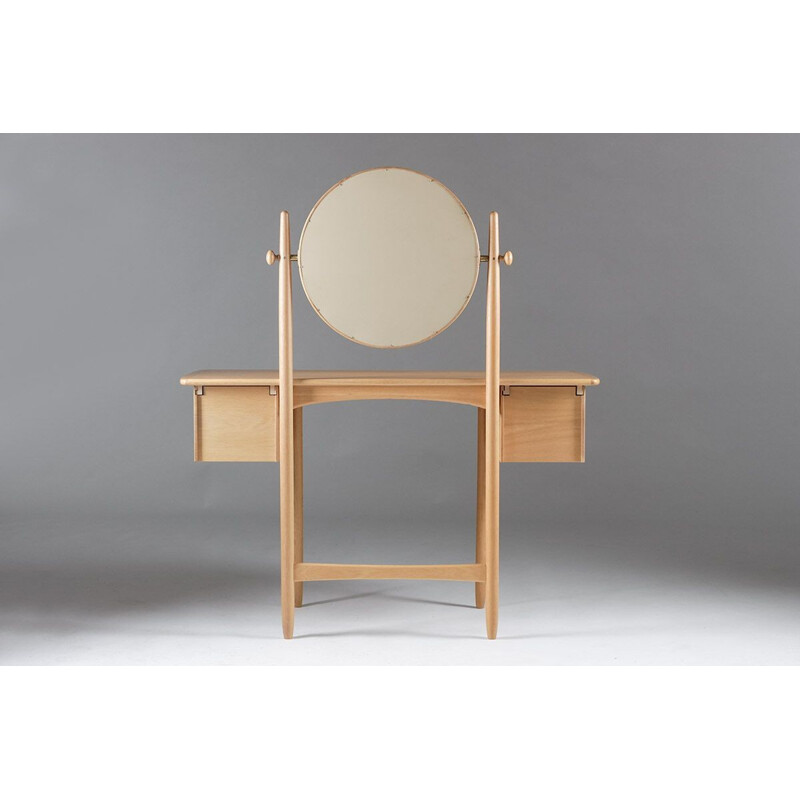 Swedish Vanity Table in Oak by Sven Engström & Gunnar Myrstrand - 1960s