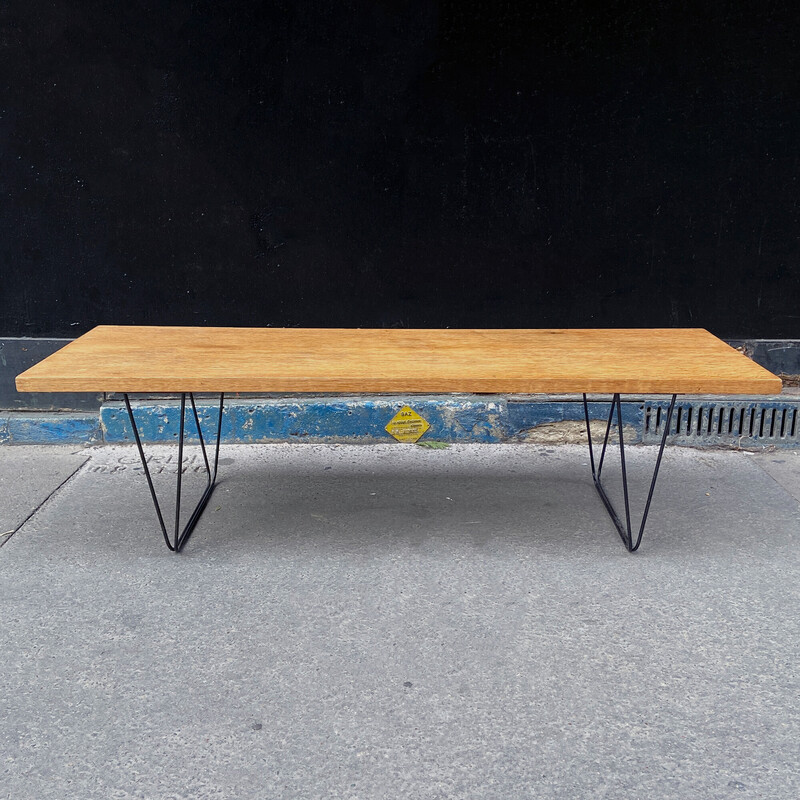Vintage bench "Cm 191" by Pierre Paulin for Thonet, 1970