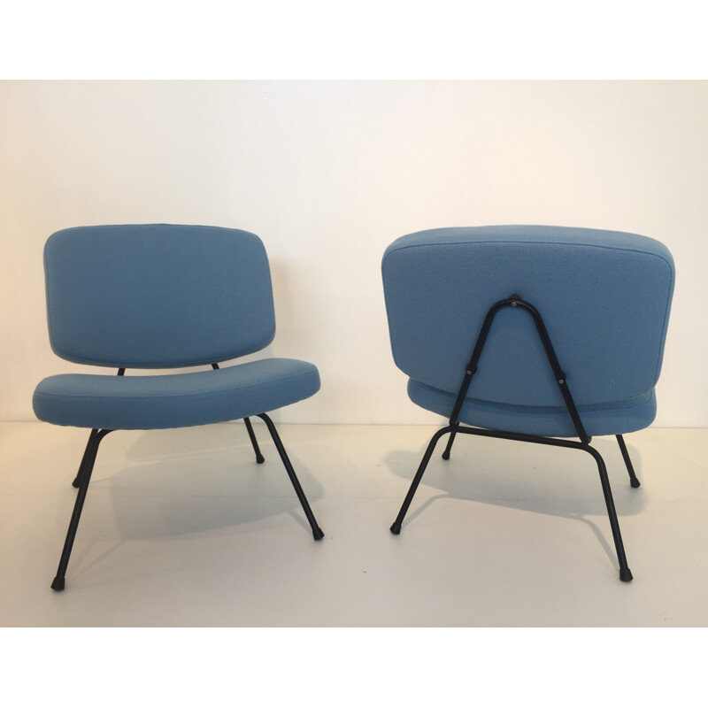 Pair of "CM190" easy chairs by Pierre Paulin - 1950s