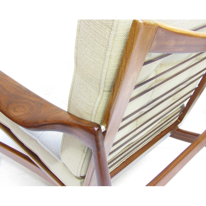Paar vintage afromosia lounge stoelen van Ib Kofod Larsen voor G-Plan, 1960