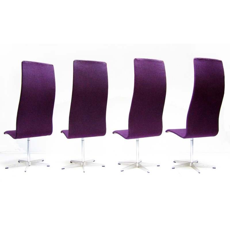 Set van 8 vintage Oxford stoelen van Arne Jacobsen voor Fritz Hansen, jaren 1960