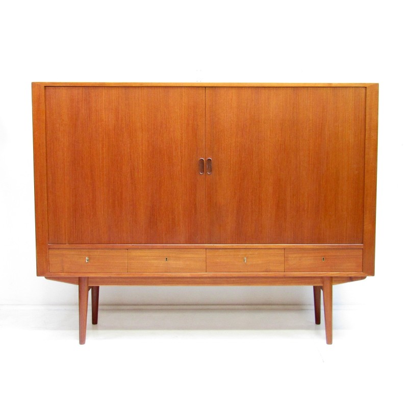 Vintage Highboard aus Teakholz von Arne Vodder für Sibast, Dänemark 1960