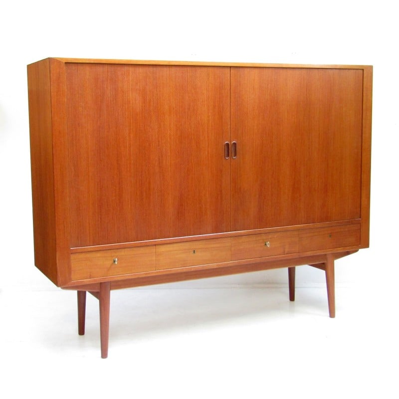 Teca Vintage highboard por Arne Vodder para Sibast, Dinamarca 1960