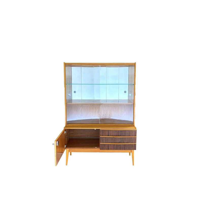 Vintage display cabinet by Bohumil Landsman for Jitona, Czechoslovakia 1970