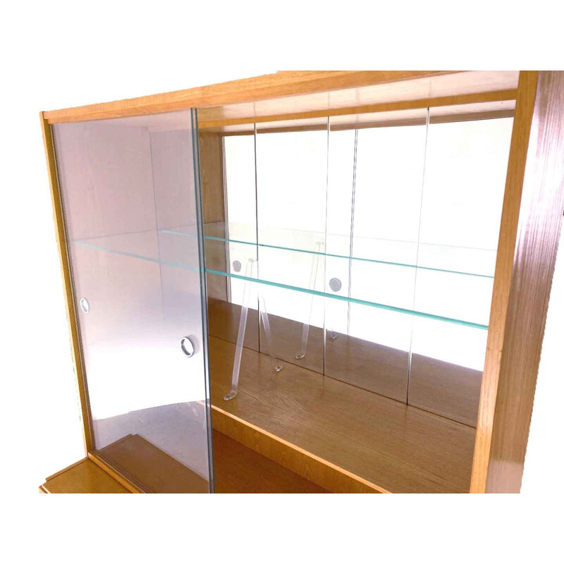 Vitrine vintage par Bohumil Landsman pour Jitona, Tchécoslovaquie 1970