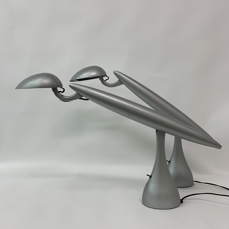 Lámpara vintage Heron de Isao Hosoe para Luxo, Noruega años 80