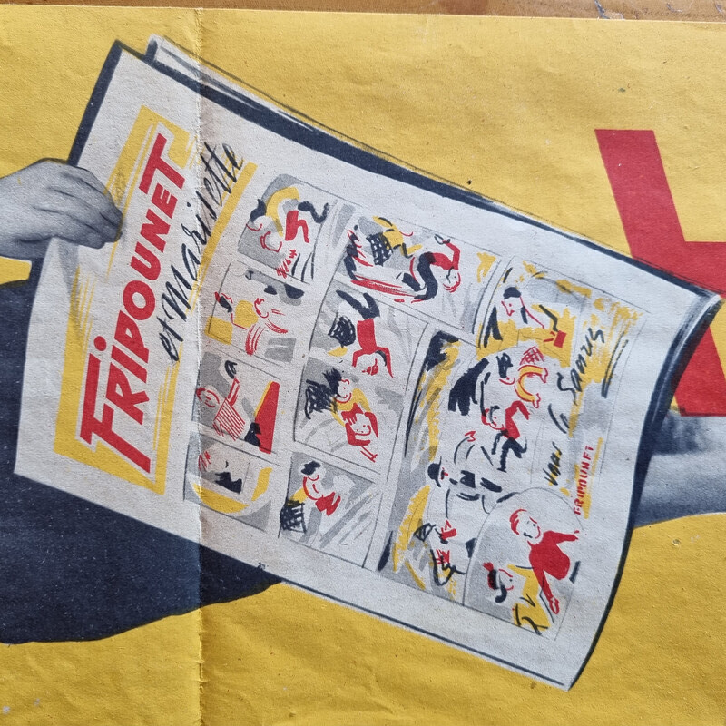 Vintage poster "Fripounet", 1950