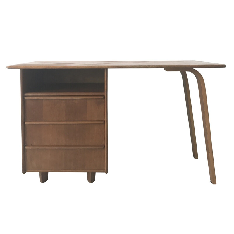 Cees Braakman for Pastoe EE02 Desk in Oak - 1940s