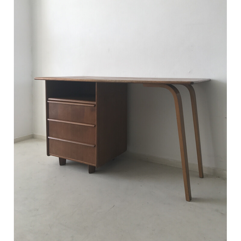 Cees Braakman for Pastoe EE02 Desk in Oak - 1940s