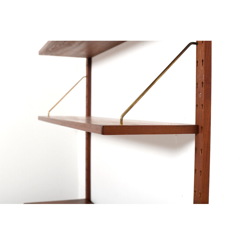 Vintage teak shelving system by Sven Ellekær for Albert Hansen, Denmark 1960