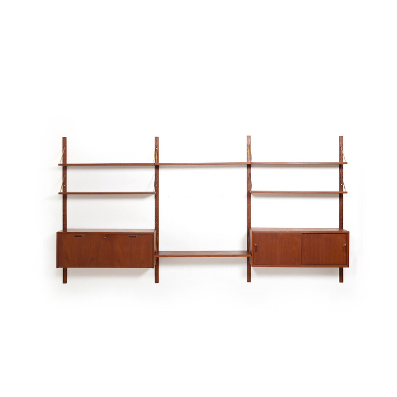 Vintage teak shelving system by Sven Ellekær for Albert Hansen, Denmark 1960