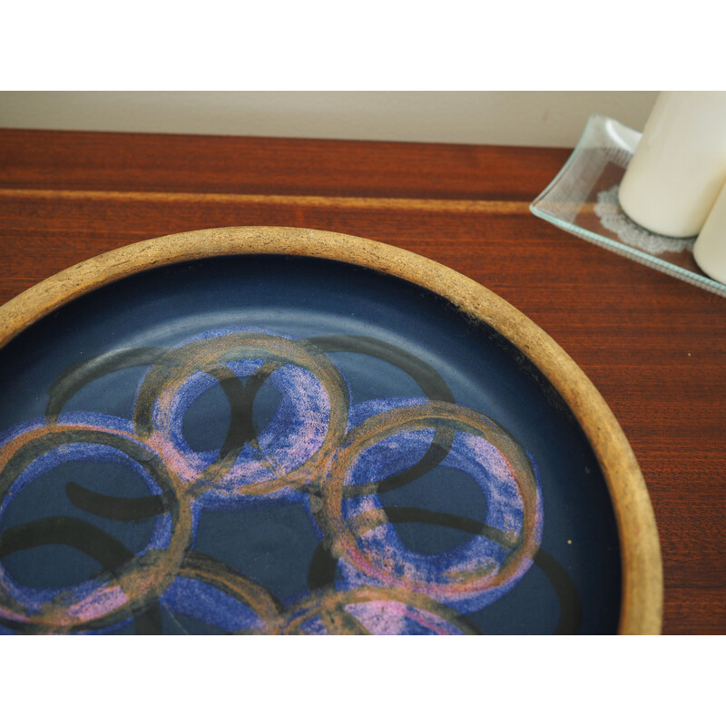 Vintage ceramic platter, Denmark 1960