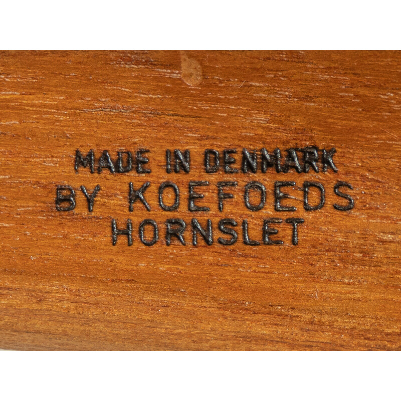 Ensemble de 4 chaises vintage "Eva" en teck par Niels Koefoed pour Koefoeds Hornslet, Danemark 1960