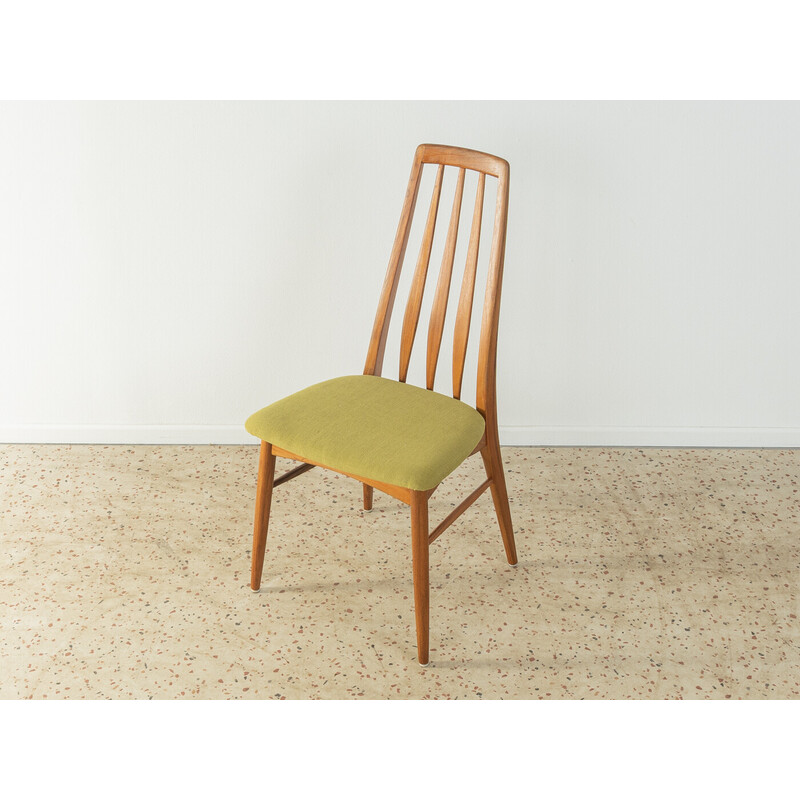 Set of 4 vintage teak "Eva" chairs by Niels Koefoed for Koefoeds Hornslet, Denmark 1960