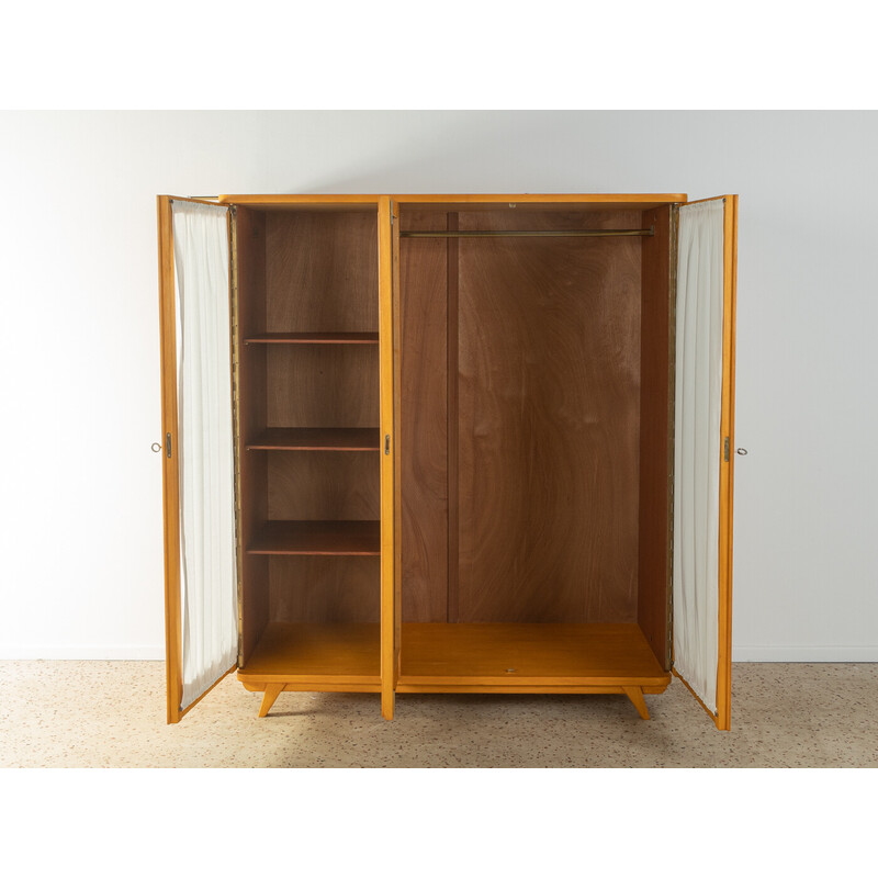 Vintage cabinet in ashwood veneer with two doors, Germany 1950s