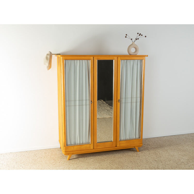 Vintage cabinet in ashwood veneer with two doors, Germany 1950s