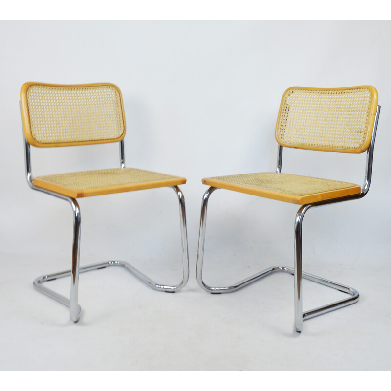 Paar vintage stoelen, Italië 1970