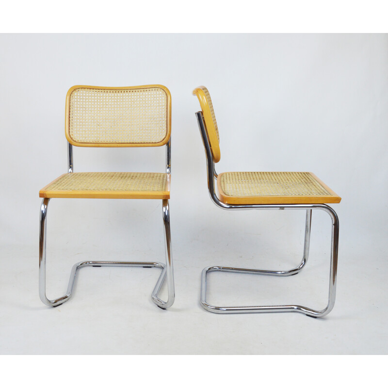 Paar vintage stoelen, Italië 1970