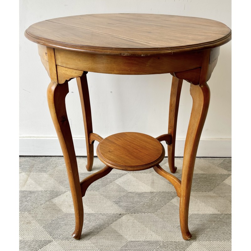 Vintage ronde centrale tafel