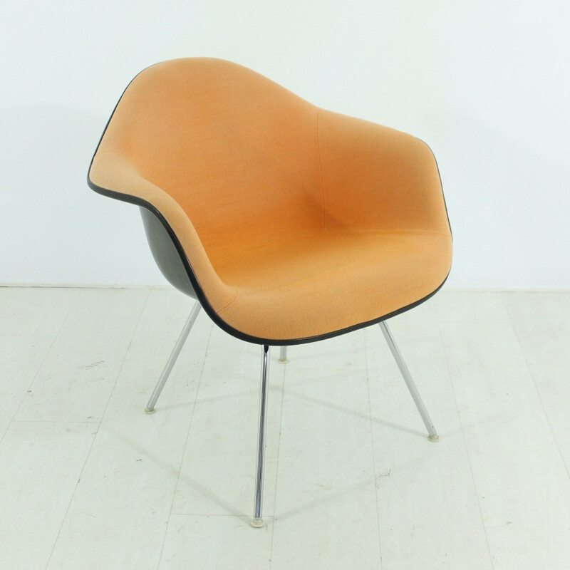 Vintage terracotta easy chair by Eames for Herman Miller - 1960s