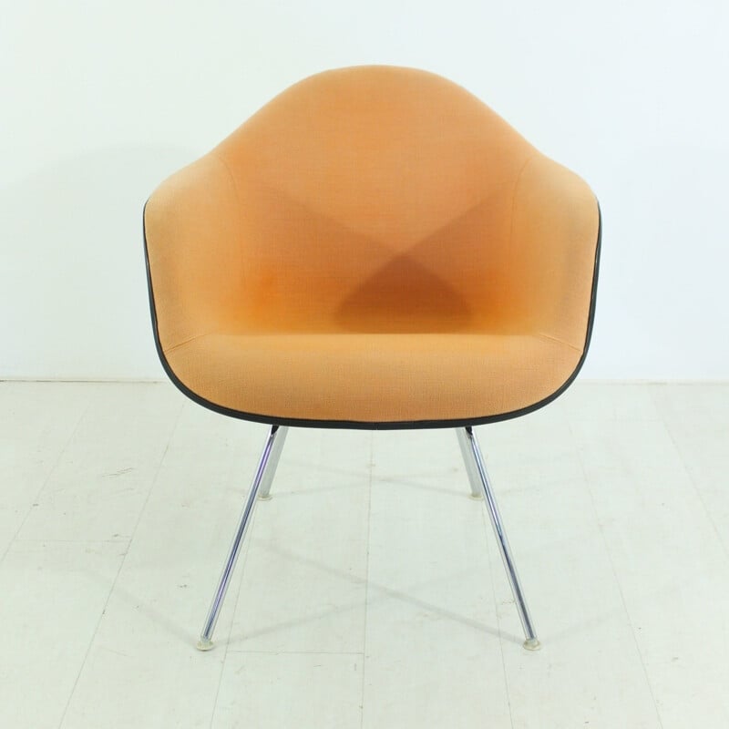 Vintage terracotta easy chair by Eames for Herman Miller - 1960s