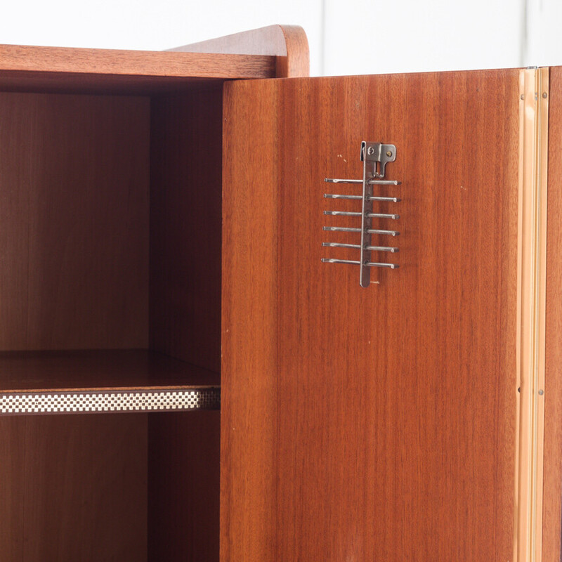 Vintage two-door cabinet with shelves, France 1960