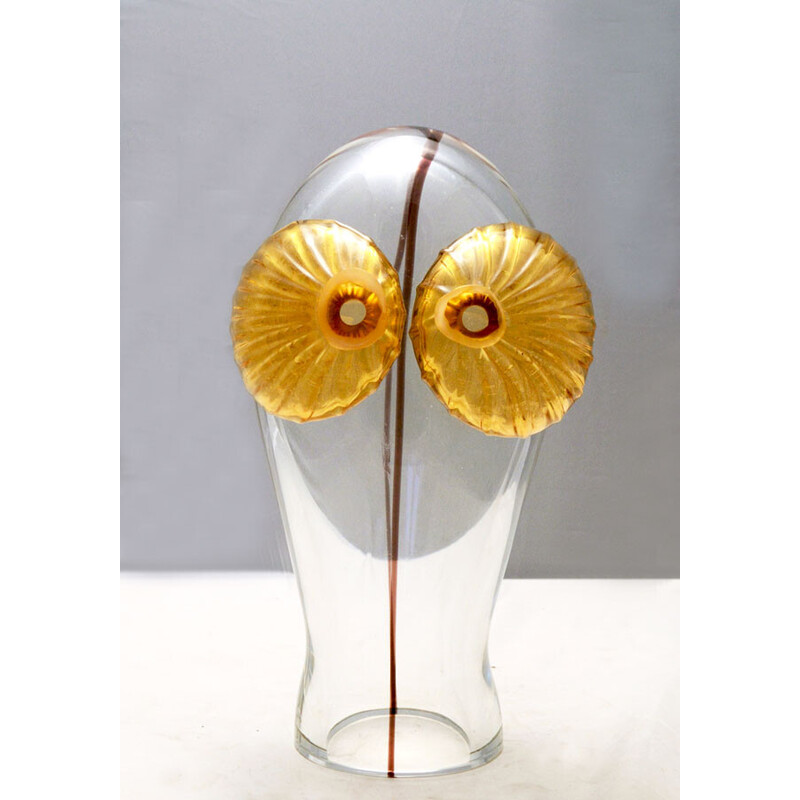 Vintage Murano glass owl sculpture by Carlo Moretti, 1960s