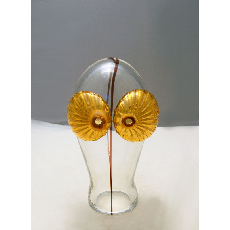 Sculpture hibou vintage en verre de Murano par Carlo Moretti, 1960