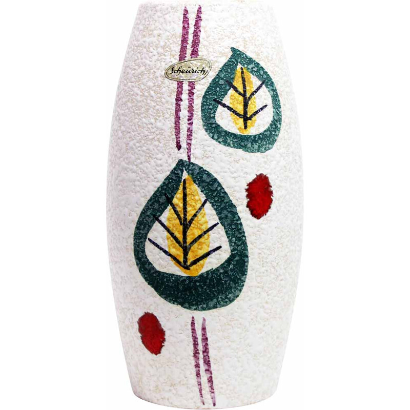 Vintage ceramic vase by Scheurich, Germany 1960