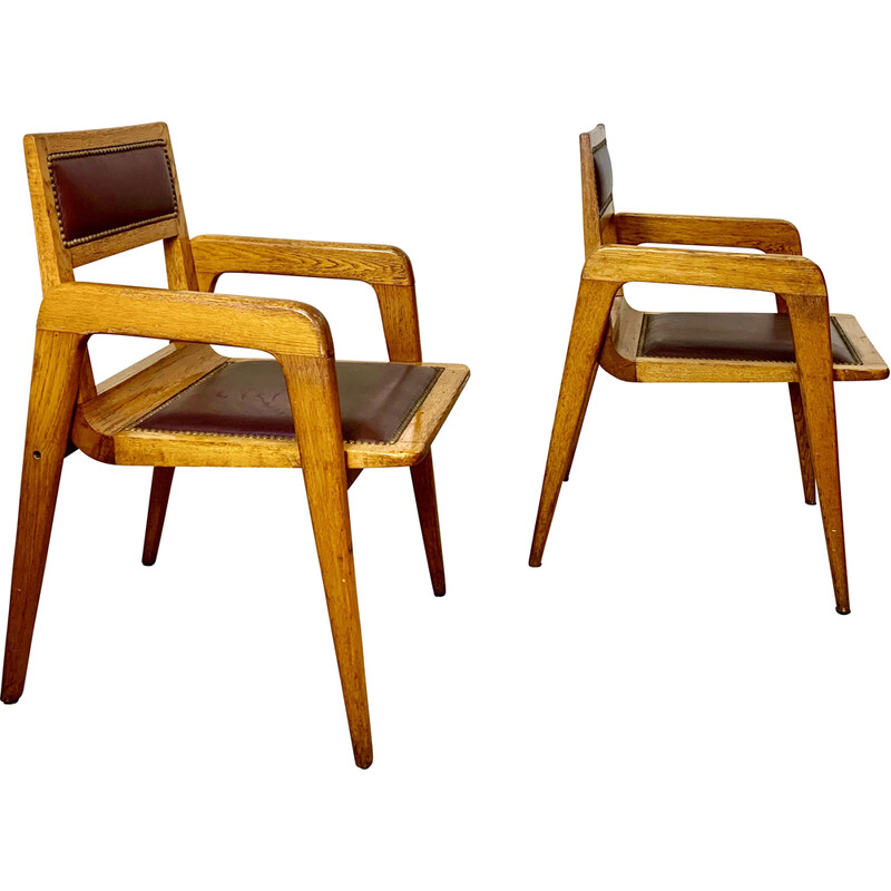 Cadeiras Vintage de DeCoene Kunstwerkstede para Knoll, Bélgica 1960