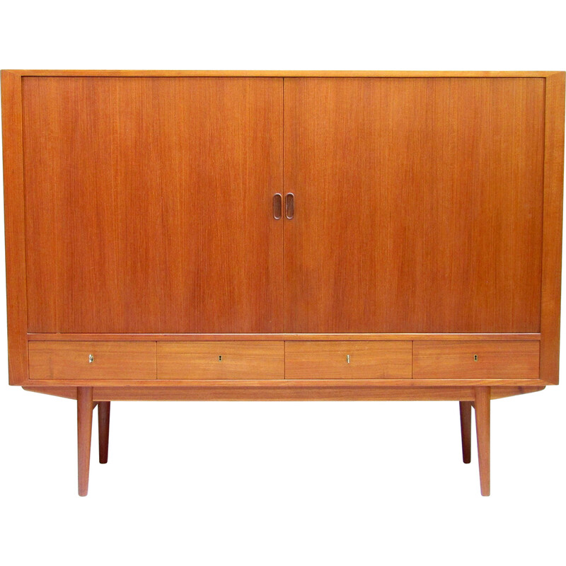 Vintage Highboard aus Teakholz von Arne Vodder für Sibast, Dänemark 1960