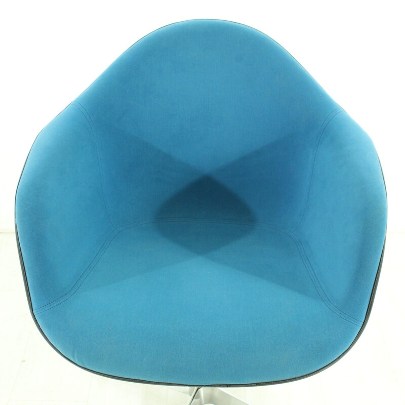 Blue armchair by Eames for Herman Miller - 1960s