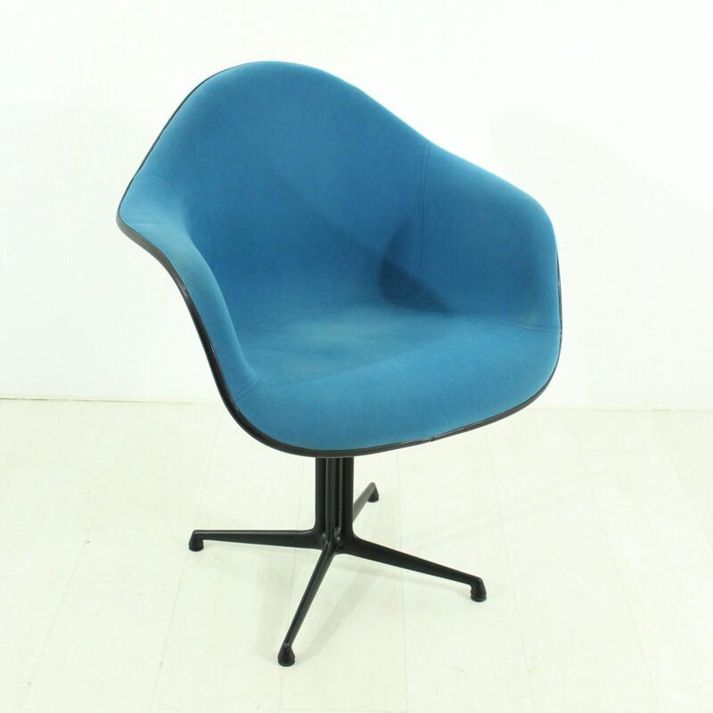 La Fonda Blue armchair by Eames for Herman Miller - 1960s