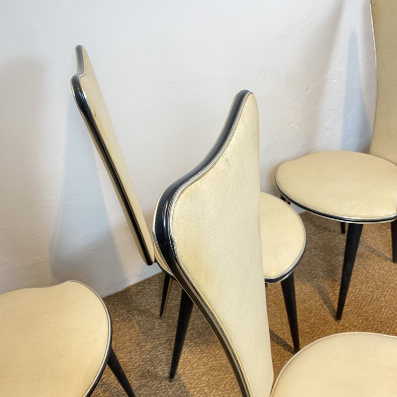 Cadeiras de jantar de meados do século de Umberto Mascagni