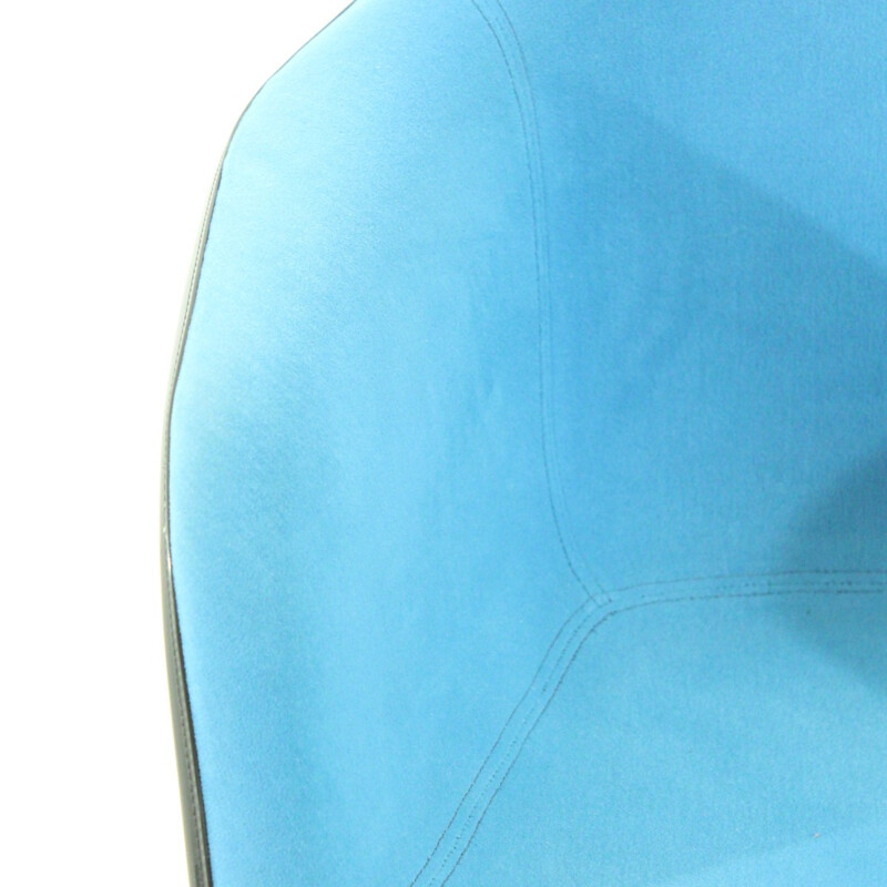 La Fonda Blue armchair by Eames for Herman Miller - 1960s