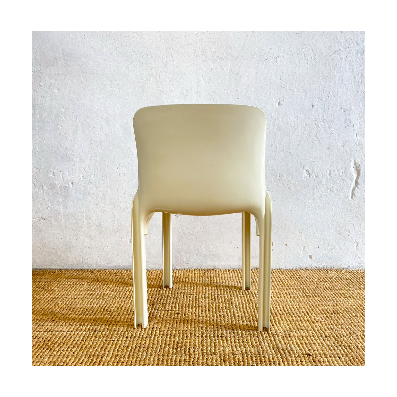 Silla vintage Selene de Vico Magistretti para Artemide