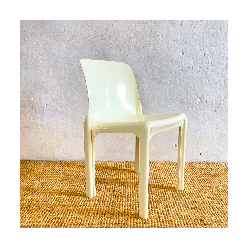 Vintage Selene chair by Vico Magistretti for Artemide