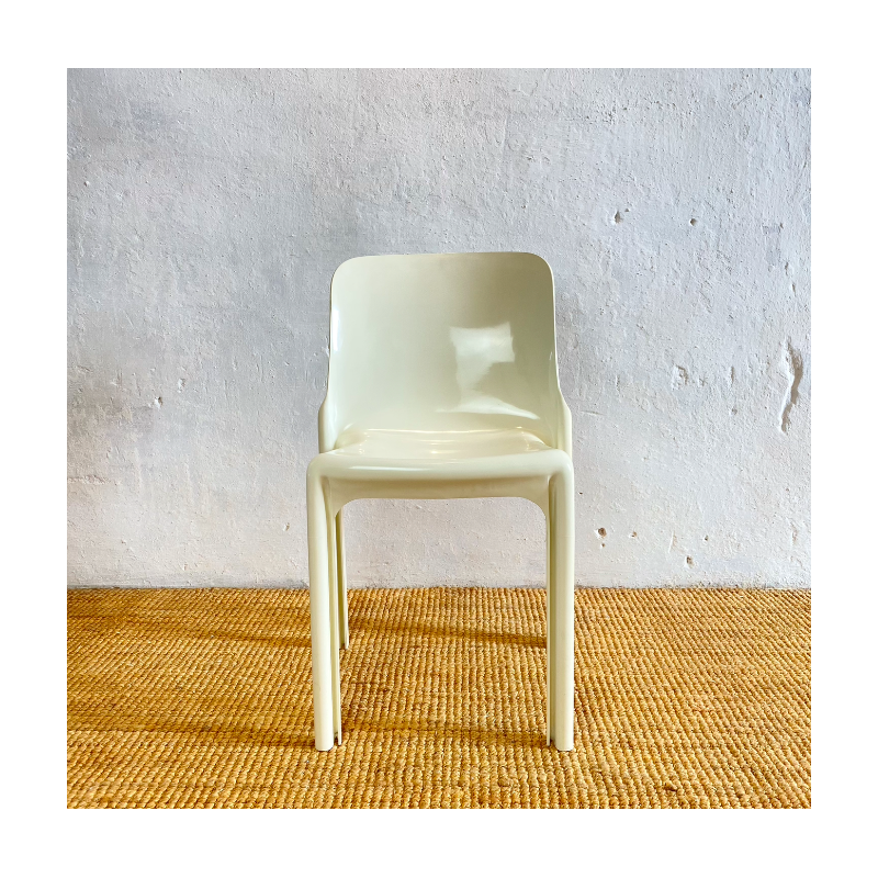 Vintage Selene stoel van Vico Magistretti voor Artemide
