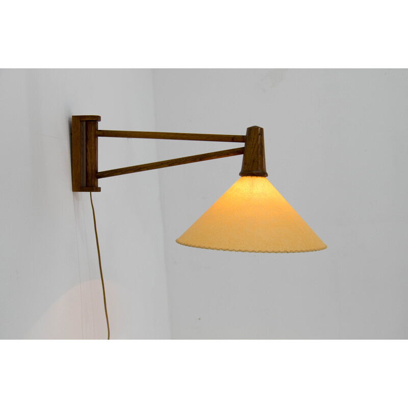 Vintage adjustable wall lamp by Uluv, Czechoslovakia 1960s