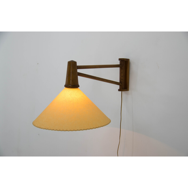 Vintage adjustable wall lamp by Uluv, Czechoslovakia 1960s