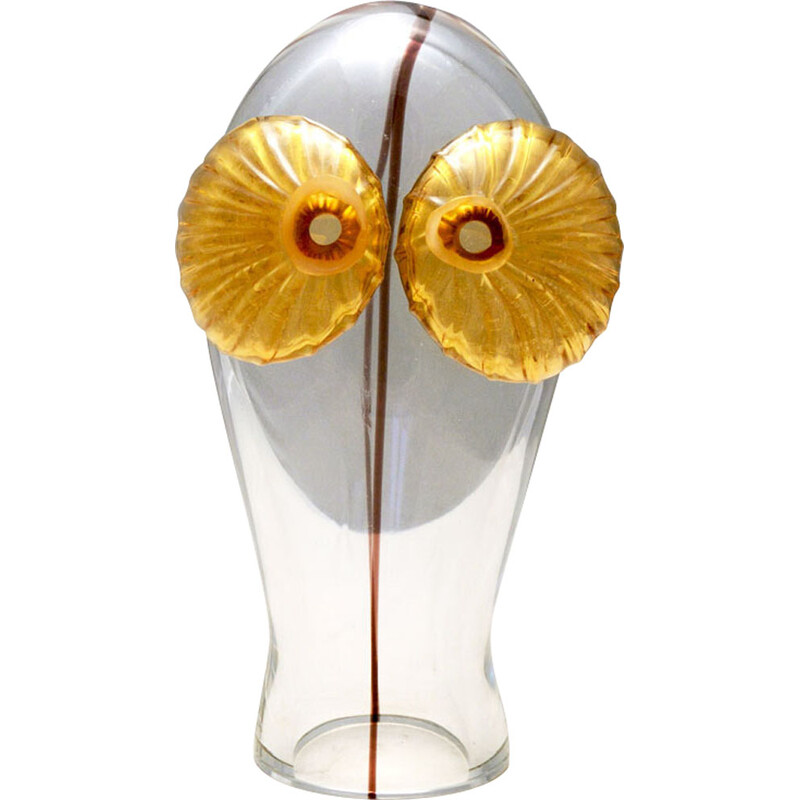 Vintage Murano glazen uil sculptuur van Carlo Moretti, 1960