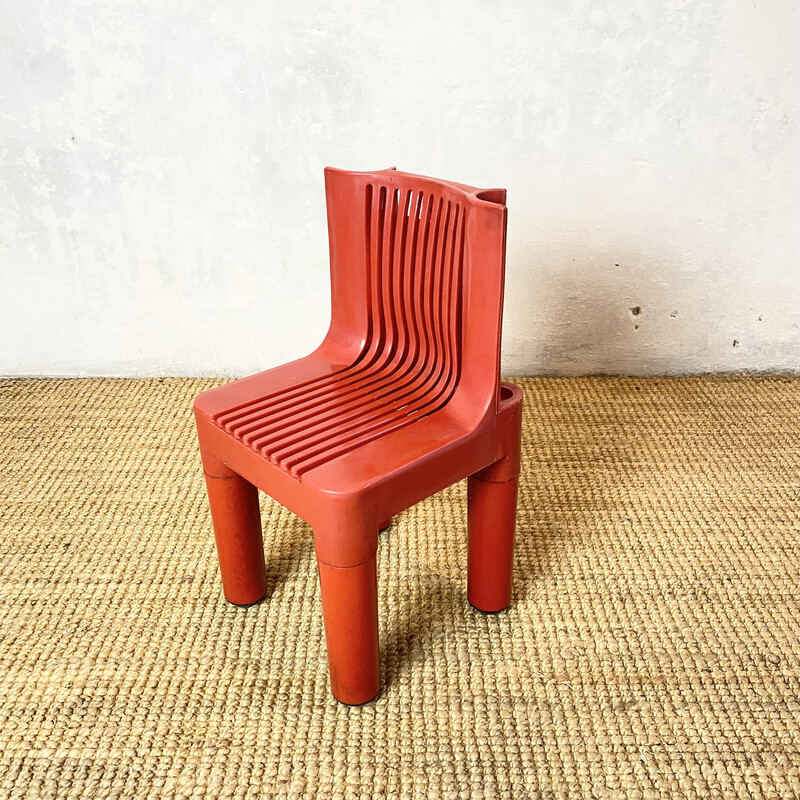 Vintage K4999 stapelbare stoel van Marco Zanuso voor Kartell