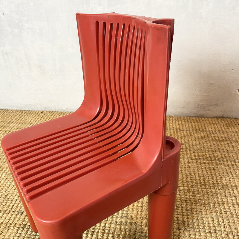 Vintage K4999 stapelbare stoel van Marco Zanuso voor Kartell